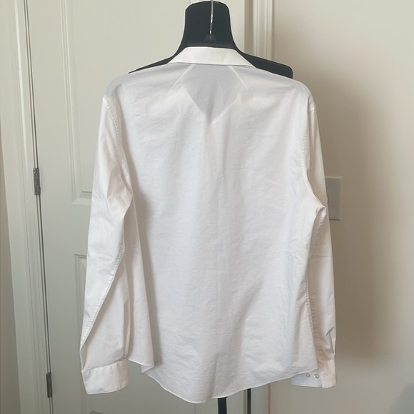 Van Heusen White Flex Slim Fit Button Down Dress Shirt Size 15-151/2 32/33 M - Picture 2 of 5